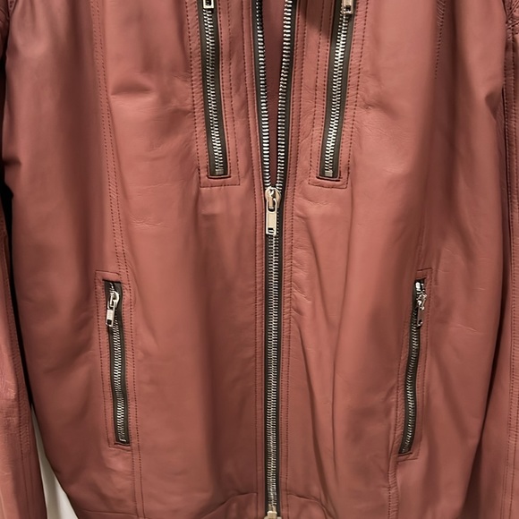 Rick Owens Leather Biker Jacket Size 44 (US) Excellent Condition - Picture 4 of 8